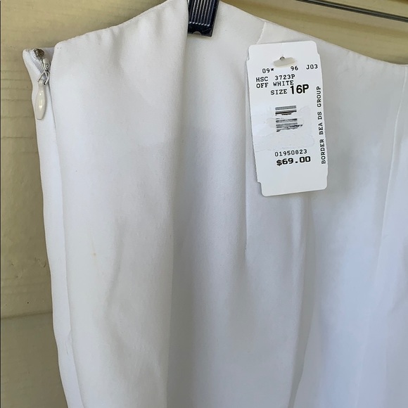 Beautiful white summer pant - size P16 - Picture 6 of 8